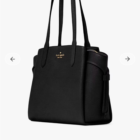 Kate Spade Black Dumpling Medium Tote Bag - Picture 2 of 15